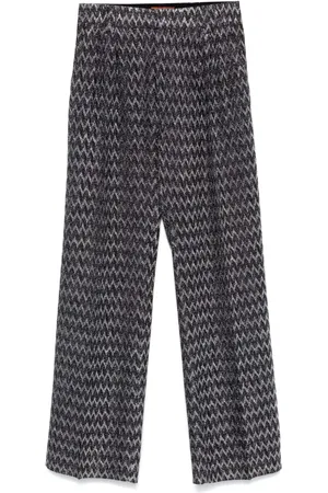 Missoni Chevron-knit trousers