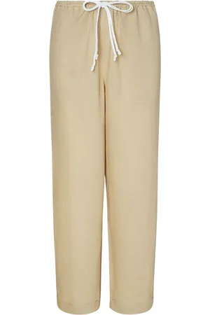 Tory Burch Linen straight trousers