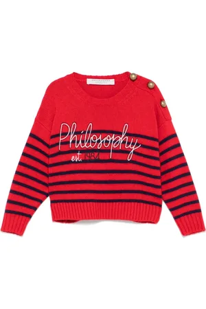 PHILOSOPHY DI LORENZO SERAFINI Logo-embroidered jumper