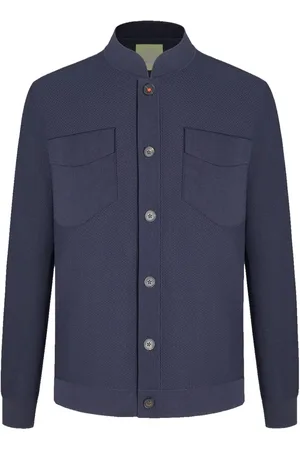 SHANGHAI TANG Button-down shirt jacket