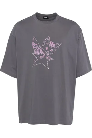 We11 Done Monster Print Distressed t-shirt