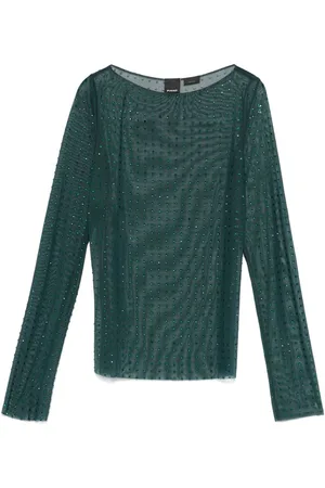 Pinko Crystal-embellished top