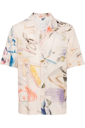 Paul Smith Sketchbook print cotton shirt