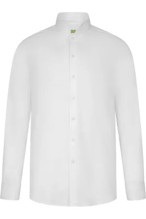 SHANGHAI TANG Band-collar shirt