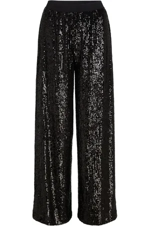 Karl Lagerfeld Sequin-embellished jersey trousers
