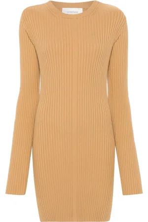 Sportmax Rib-knit long-sleeve dress