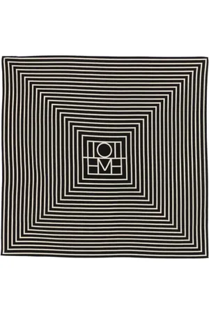 Totême Signature monogram silk scarf