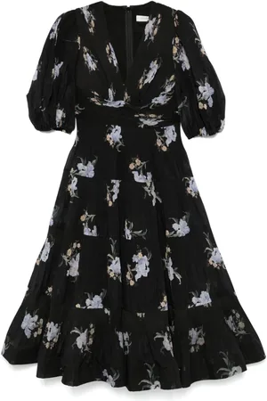 ZIMMERMANN Pleated midi dress