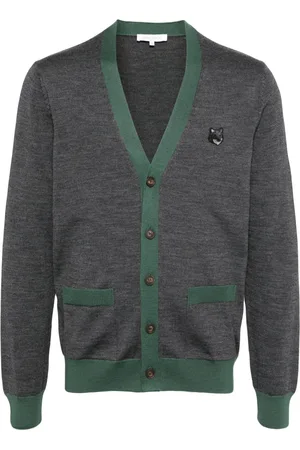 Maison Kitsuné Bold Fox Head Patch cardigan