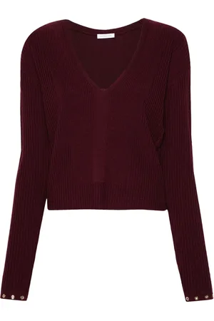 Patrizia Pepe Eyelet-detail sweater