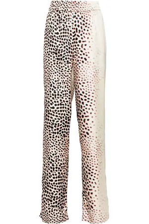 Roberto Cavalli Graphic-print straight trousers