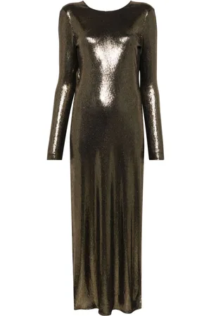 Twin-Set Laminated long dress