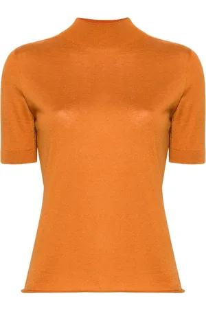 Twin-Set Mock-neck knitted top