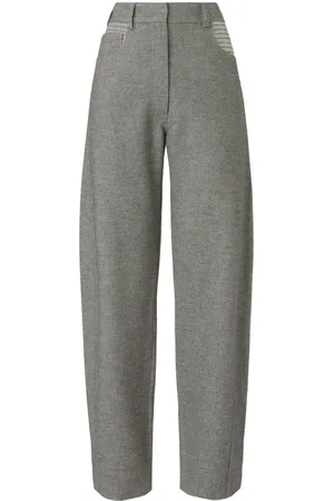 GENNY M??lange-effect trousers