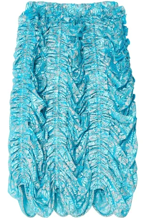 NOIR KEI NINOMIYA Floral-lace skirt