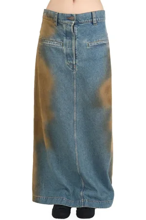 UMA WANG Distressed-effect full skirt