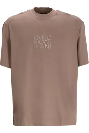 Emporio Armani Logo-embroidered t-shirt