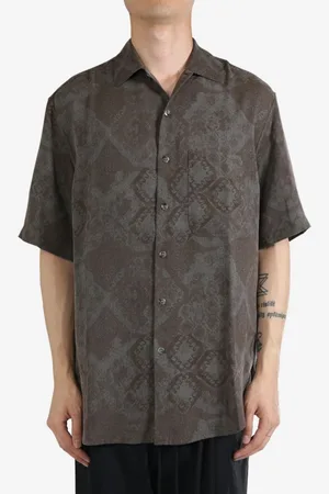 SONG FOR THE MUTE Abstract-pattern print shirt