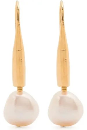 FORTE FORTE Baroque-pearl dangling earrings