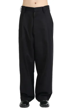 UMA WANG Pleat-detailing flared trousers