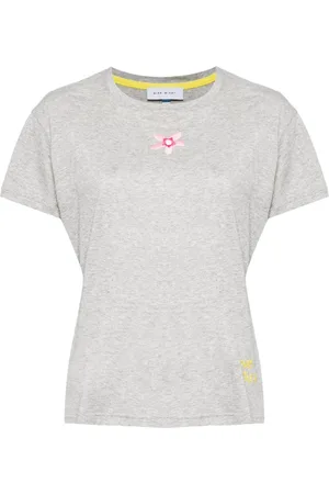 MIRA MIKATI Flower embroidery T-shirt