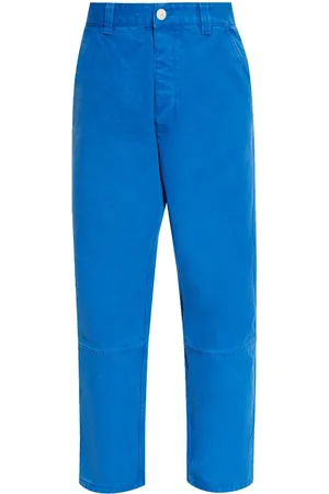 Stone Island Logo-embroidered straight-leg jeans