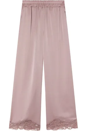 Pinko Satin straight-leg trousers