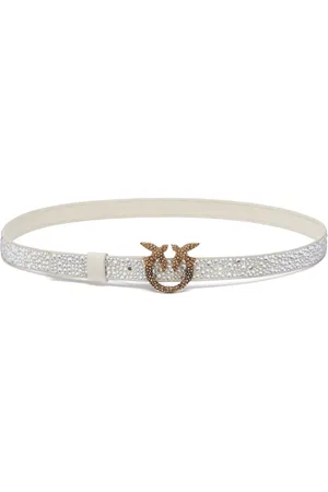 Pinko Love Birds leather belt