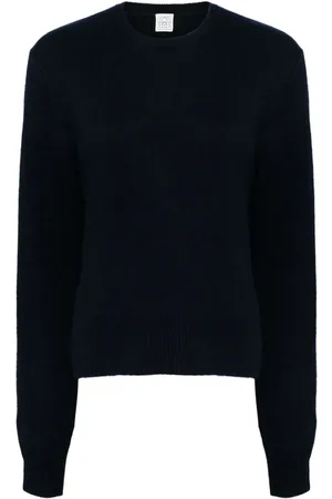 Totême Cropped crew neck jumper
