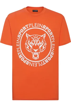 Philipp Plein Carbon Tiger-print cotton T-shirt