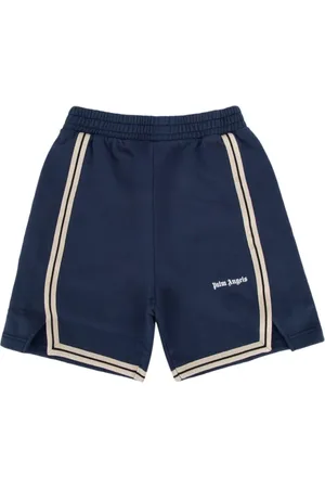 Palm Angels Logo-embroidered track shorts