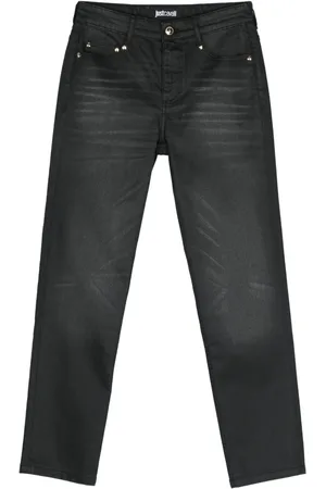 Roberto Cavalli Coated skinny jeans