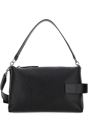 Hogan Script Bauletto leather shoulder bag