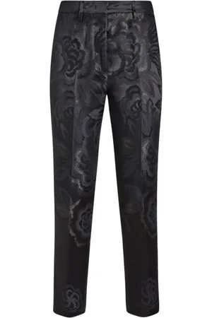Etro Jacquard tapered trousers