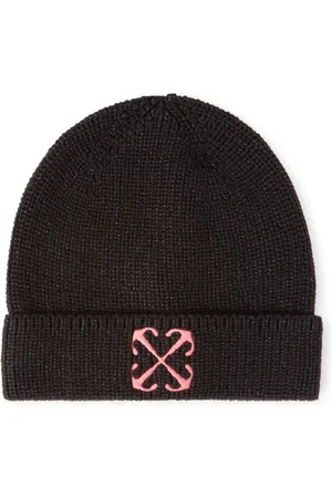 OFF-WHITE Arrow wool-cotton beanie