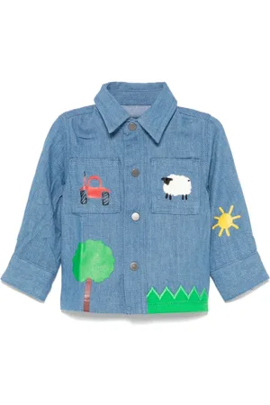 Stella McCartney Farmyard appliqu?? shirt