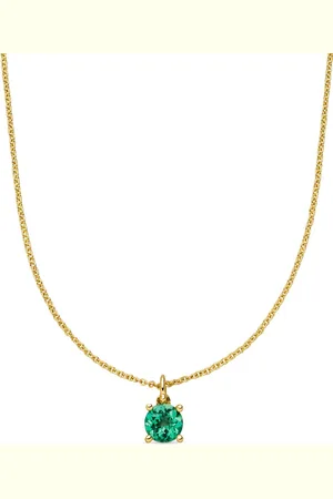 VEYNOU 14kt yellow Ella emerald necklace