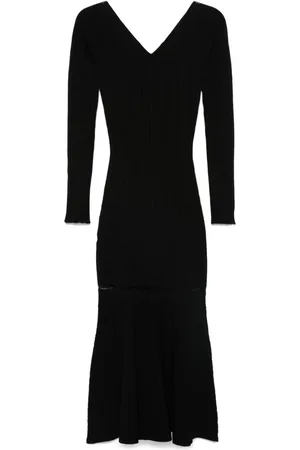 Victoria Beckham Ribbed midi dress