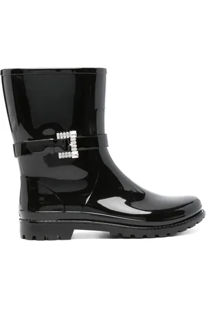 Sergio Rossi Crystal-embellished ankle boots