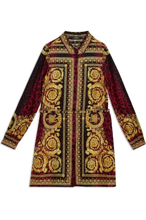 VERSACE Baroque-print dress