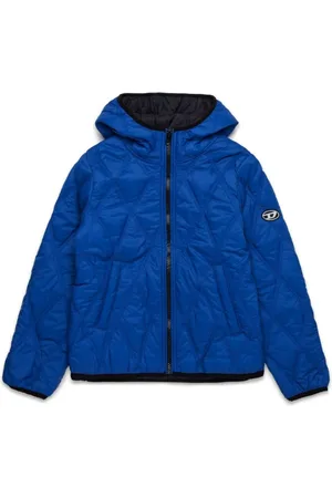 Diesel Diamond-pattern padded jacket