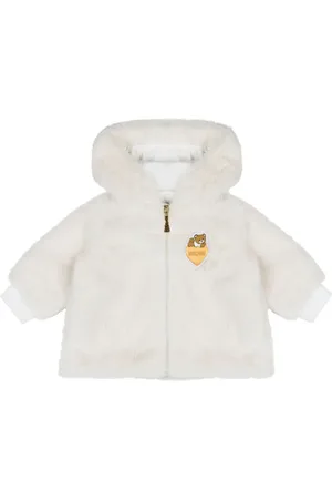 Moschino Faux-fur hooded jacket
