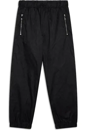 VERSACE Floral embroidered trousers