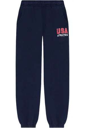 Sporty & Rich Logo-print elasticated trousers