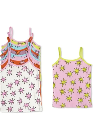 Stella McCartney Printed tank tops (pack of seven)