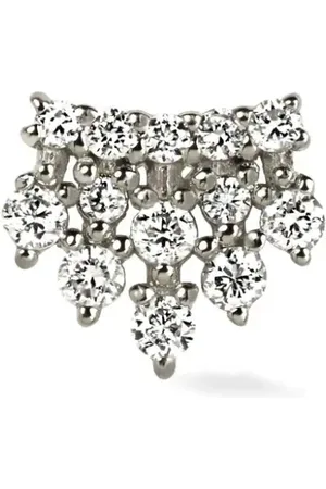 Lark & Berry 14kt gold Royal Crown diamond stud earring