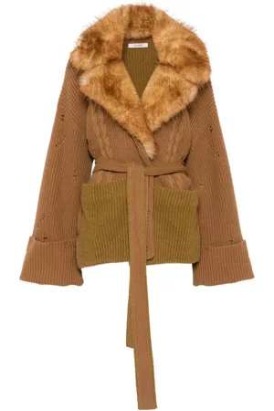 Dorothee Schumacher Fur Opulence cardigan