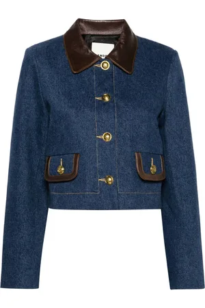 Sandro Cropped denim jacket