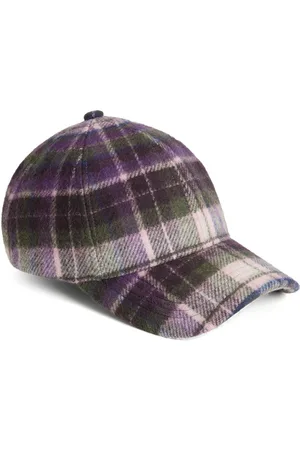 Woolrich Checkered wool baseball cap