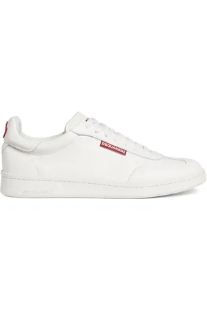 Dsquared2 Logo-tag leather sneakers